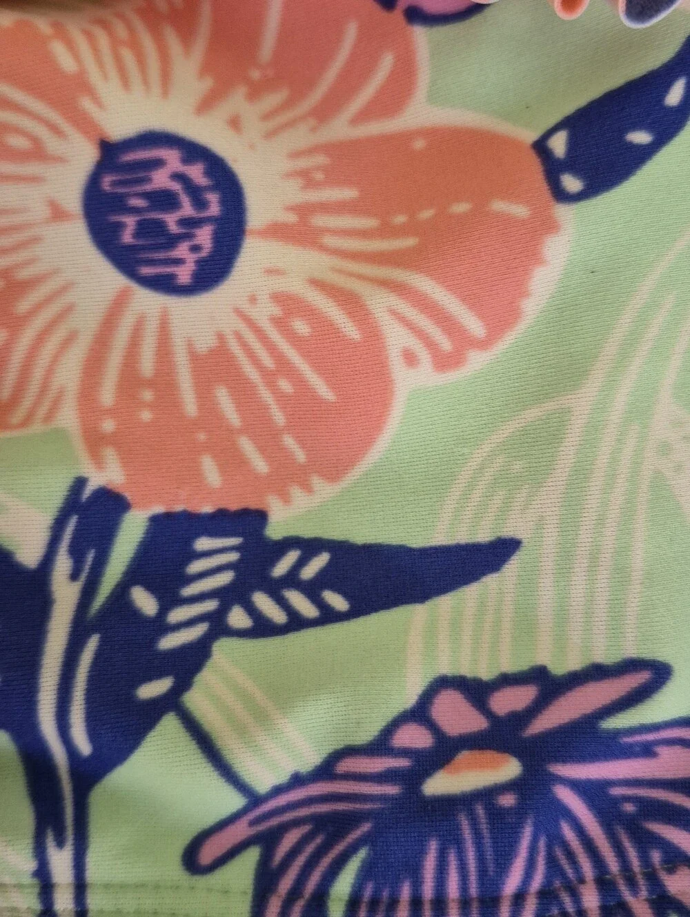 Matilda Jane Lot of 2 Girls Swim Tops Ruffle Floral Size 6